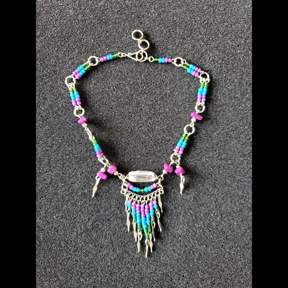 NWOT Clear Quartz Ankle Bracelet